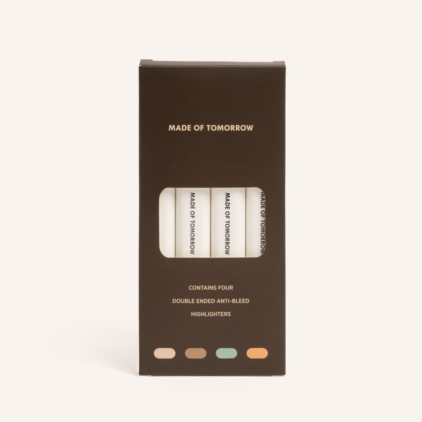 Anti-Bleed Highlighters (Set of 4)