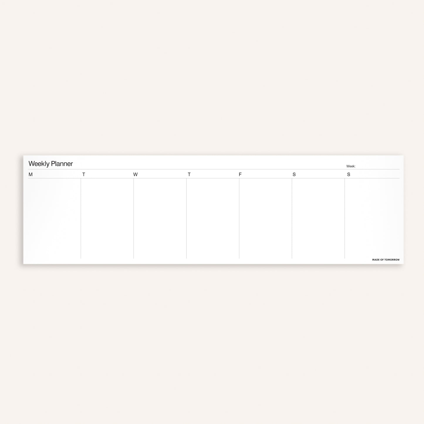 Weekly Planner