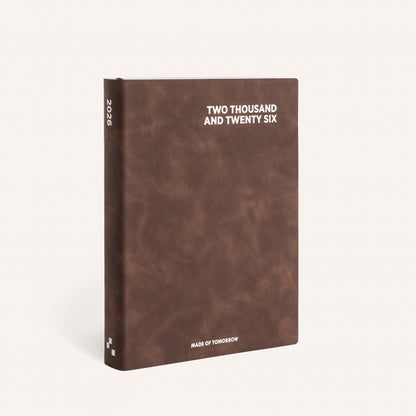 2026 A5 Daily Diary - Faux Leather