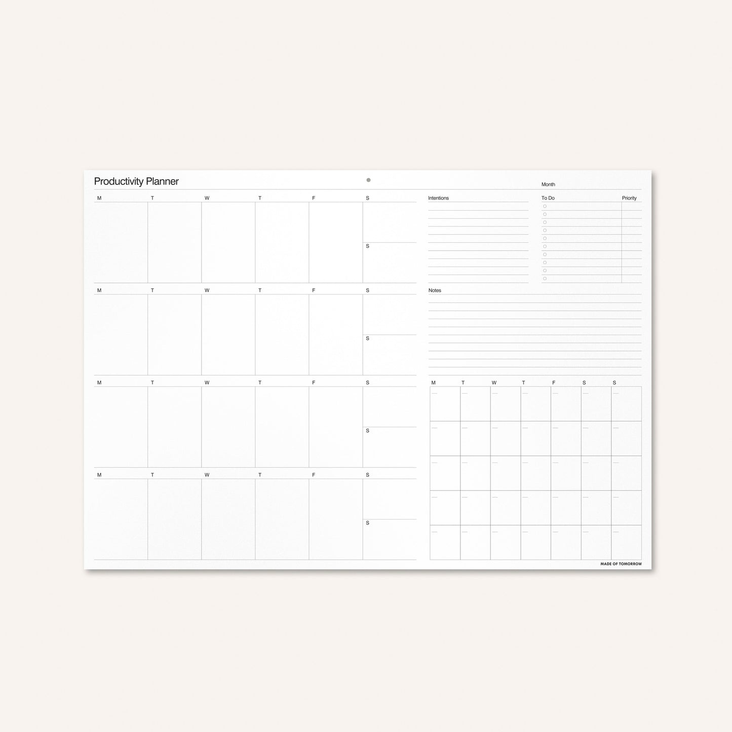 Productivity Planner